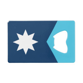 Staatsflagge von Minnesota Geldbeutel Flaschenöffner