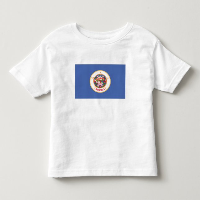 Staatsflagge von Minnesota Kleinkind T-shirt (Vorderseite)