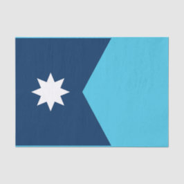 Staatsflagge von Minnesota Seidenpapier