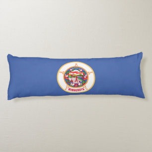 Staatsflagge von Minnesota Seitenschläferkissen