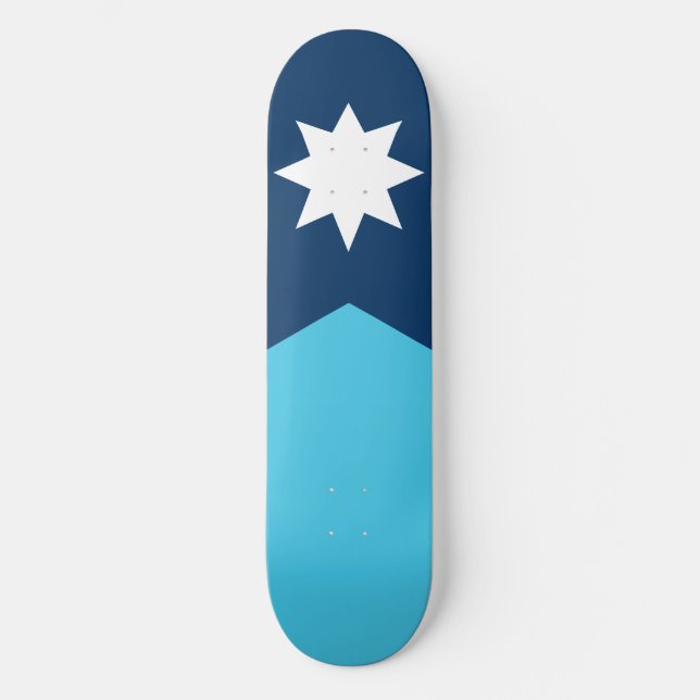 Staatsflagge von Minnesota Skateboard (Vorderseite)
