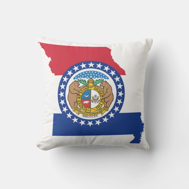 Staatsflagge von Missouri Kissen Für Draußen (Vorderseite)