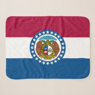 Staatsflagge von Missouri Sherpadecke