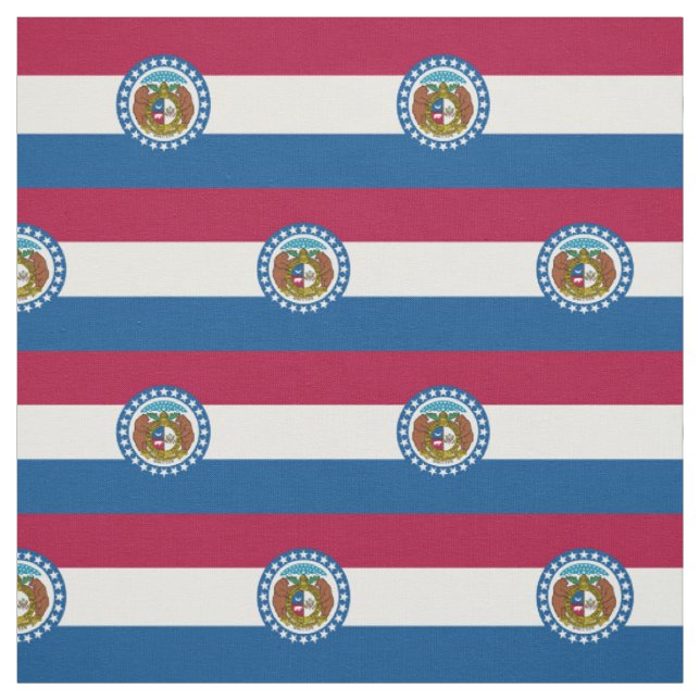 Staatsflagge von Missouri Stoff (Muster)
