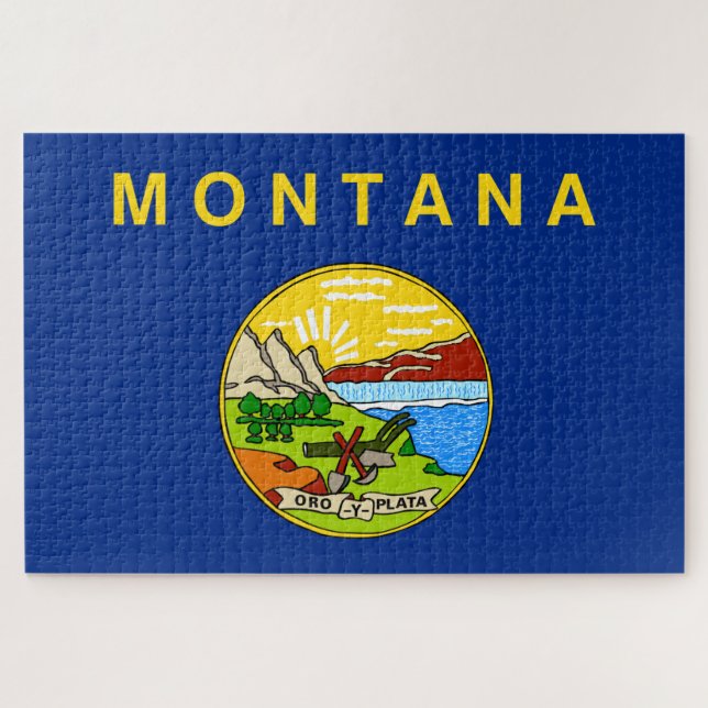 Staatsflagge von Montana (Horizontal)