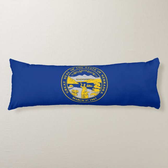 Staatsflagge von Nebraska Seitenschläferkissen (Vorderseite)