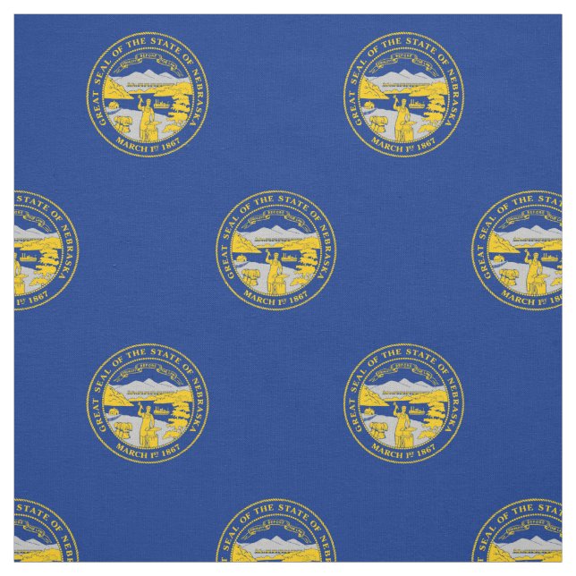 Staatsflagge von Nebraska Stoff (Muster)
