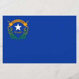 Staatsflagge von Nevada Briefpapier