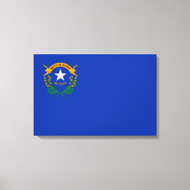 Staatsflagge von Nevada Canvas Print Leinwanddruck