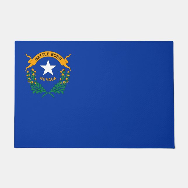 Staatsflagge von Nevada Fußmatte (Vorderseite)