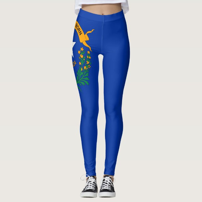 Staatsflagge von Nevada Leggings (Vorderseite)