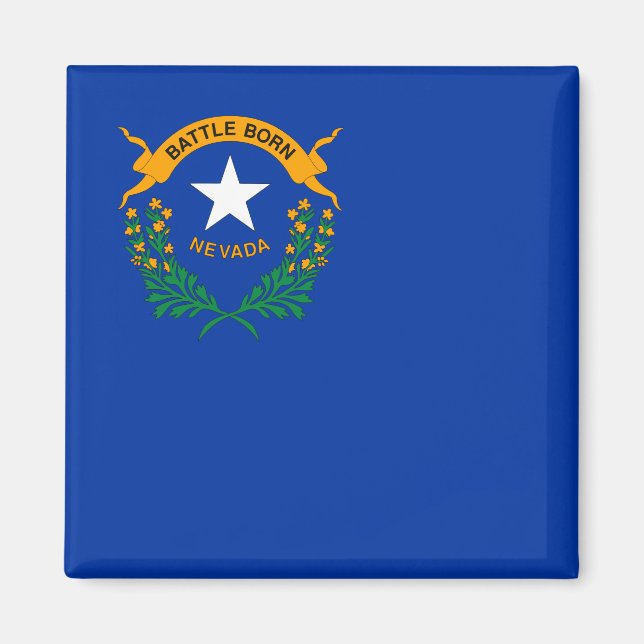 Staatsflagge von Nevada Magnet (Vorne)