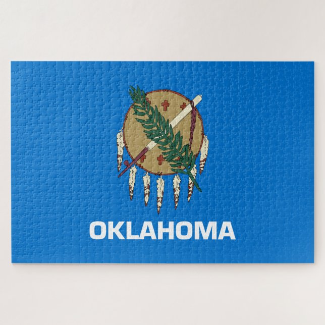 Staatsflagge von Oklahoma (Horizontal)