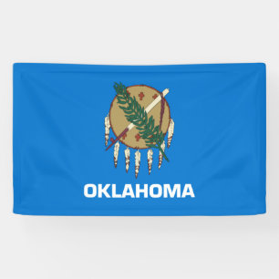 Staatsflagge von Oklahoma Banner