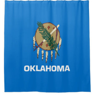 Staatsflagge von Oklahoma Duschvorhang