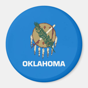 Staatsflagge von Oklahoma Magnet