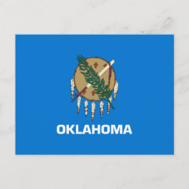 Staatsflagge von Oklahoma Postkarte