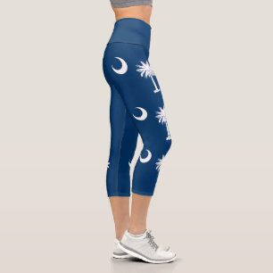 Staatsflagge von South Carolina Capri Leggings