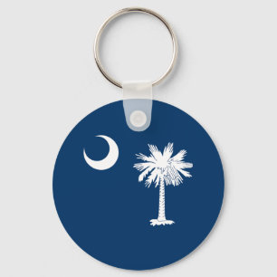 Staatsflagge von South Carolina Schlüsselanhänger