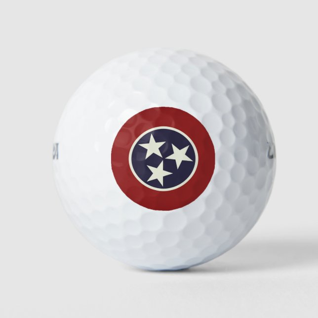 Staatsflagge von Tennessee Golfball (Vorderseite)