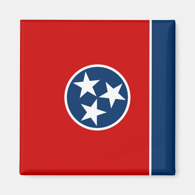 Staatsflagge von Tennessee Magnet (Vorne)
