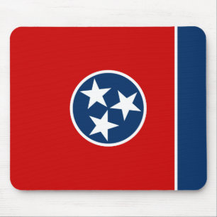 Staatsflagge von Tennessee Mousepad