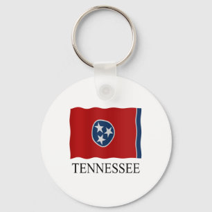 Staatsflagge von Tennessee Schlüsselanhänger