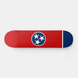 Staatsflagge von Tennessee Skateboard