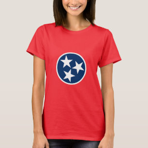 Staatsflagge von Tennessee T-Shirt