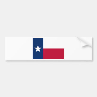 Staatsflagge von Texas Autoaufkleber