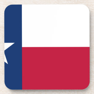 Staatsflagge von Texas Getränkeuntersetzer