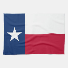 Staatsflagge von Texas Küchentuch