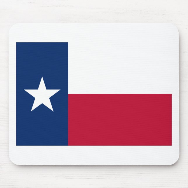Staatsflagge von Texas Mousepad (Vorne)