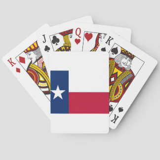 Staatsflagge von Texas Spielkarten