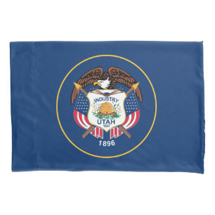 Staatsflagge von Utah Kissenbezug