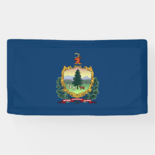 Staatsflagge von Vermont Banner