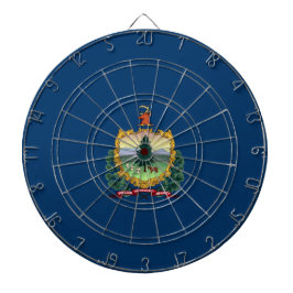 Staatsflagge von Vermont Dartscheibe