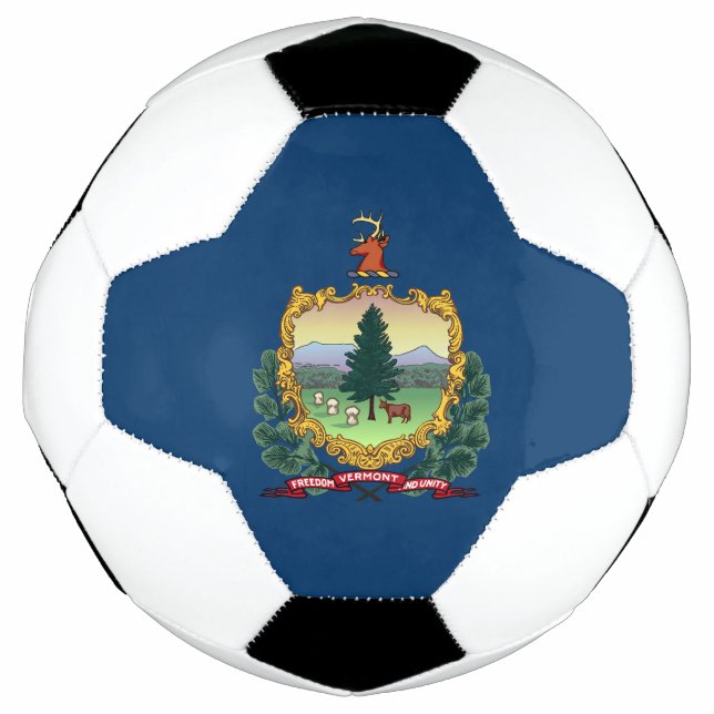 Staatsflagge von Vermont Fußball (Vorderseite)