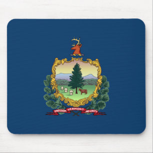 Staatsflagge von Vermont Mousepad
