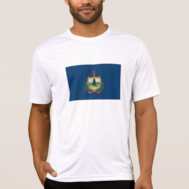 Staatsflagge von Vermont T-Shirt (Vorderseite)