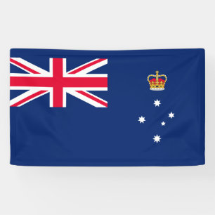 Staatsflagge von Victoria (Australien) Banner
