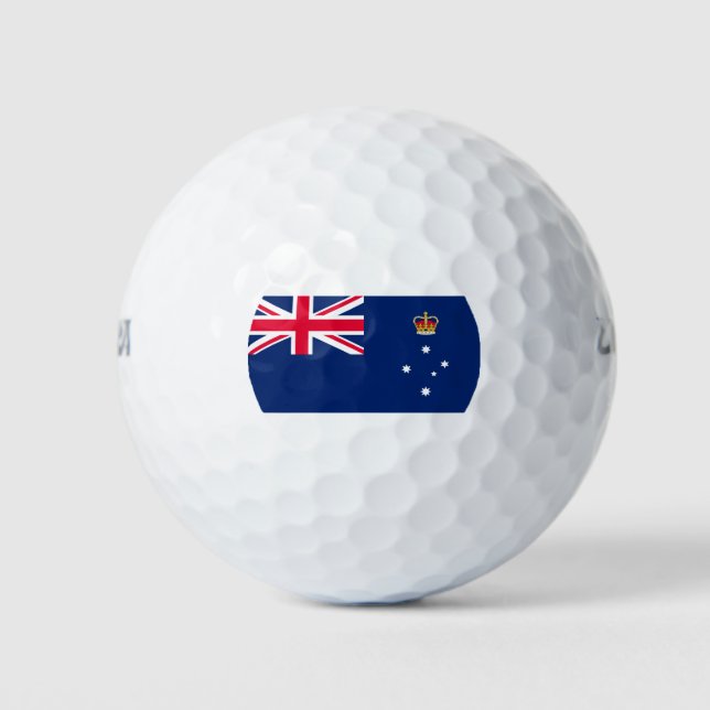 Staatsflagge von Victoria (Australien) Golfball (Vorderseite)