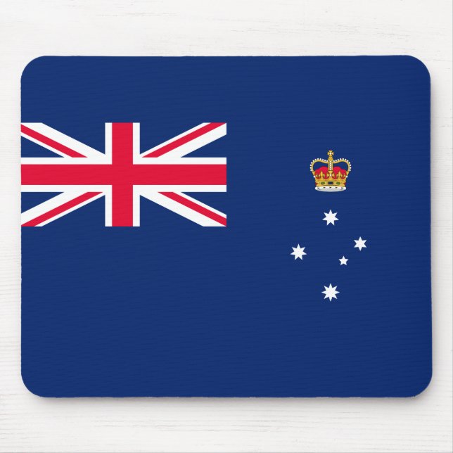 Staatsflagge von Victoria (Australien) Mousepad (Vorne)