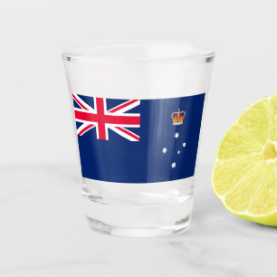 Staatsflagge von Victoria (Australien) Schnapsglas