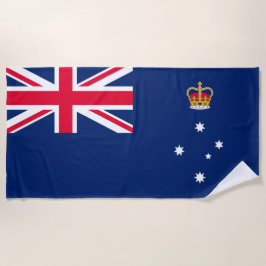 Staatsflagge von Victoria (Australien) Strandtuch