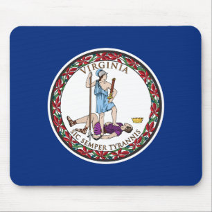 Staatsflagge von Virginia Mousepad