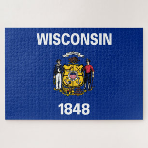 Staatsflagge von Wisconsin