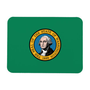 Staatsflagge Washington, USA Magnet