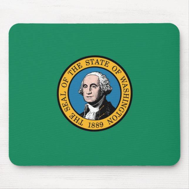 Staatsflagge Washington, USA Mousepad (Vorne)