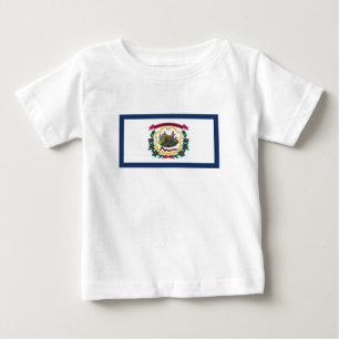 Staatsflagge West Virginia Baby T-shirt